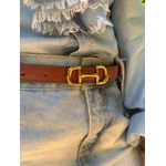 Cinto Marchador Conhaque - 100% Couro Legítimo