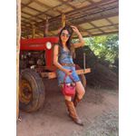 Cinto Quarto de Milha - Fivela Country Ouro Velho