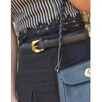 Cinto Paso Fino Preto - 100% Couro Legítimo