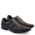 Sapato Social Masculino Calvest em Couro Chocolate - 14F085 - CHOCOLATE