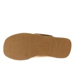 Rasteira Flatform Feminina Em Material Tecnológico Bronze 2054501 