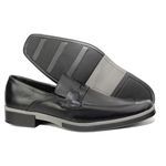 Sapato Social Masculino Calvest em Couro Preto Olho de Gato - 7001 preto