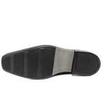 Sapato Social Masculino Calvest em Couro Preto Olho de Gato - 7001 preto