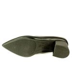Sapato Scarpin Em Material Tecnológico Preto 20662