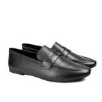 Mocassim Feminino em Couro - 1711051 PRETO