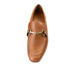 Mocassim Feminino em Couro Com Bridão- 1711050 HAVANA