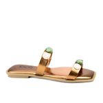 Rasteira Feminina Em Material Tecnológico 2097002 BRONZE