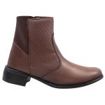 Bota Feminina em Material Tecnológico Capuccino 6021