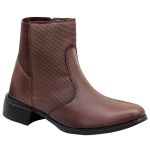 Bota Feminina em Material Tecnológico Capuccino 6021