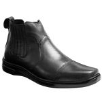 Botina Social SL em Couro Preto – 7020
