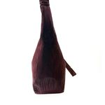 Bolsa Feminina em Couro Texturizado Gota Marsala