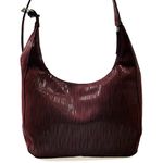Bolsa Feminina em Couro Texturizado Gota Marsala