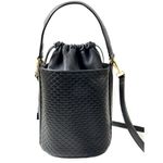 Bolsa Feminina em Couro Texturizado Preto Aurora