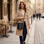 Bolsa Feminina em Couro Texturizado Preto Aurora