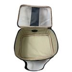 Kit 03 Necessaire em Couro Azul