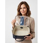Kit 03 Necessaire em Couro Azul