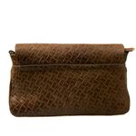 Bolsa Feminina em Couro Texturizado Caramelo Claudia