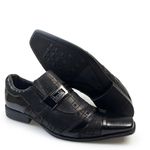 Sapato Social Masculino Calvest em Couro Preto - 3480F096