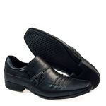 Sapato Social Masculino Calvest em Couro Preto - 14F087 - PRETO preto