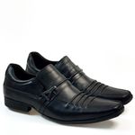 Sapato Social Masculino Calvest em Couro Preto - 14F087 - PRETO preto