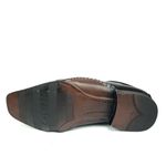 Sapato Social Masculino em Couro Detalhes em Verniz Calvest 1930F214-PRETO