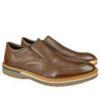 Sapato Casual em Material Tecnológico Pierutti Chocolate 63F218
