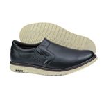 Sapato Casual em Material Tecnológico Pierutti Preto-3030