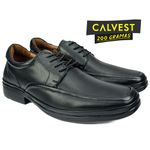 Sapato Masculino 200 gramas em Couro Carneiro de Amarrar 82F207 PRETO