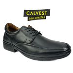 Sapato Masculino 200 gramas em Couro Carneiro de Amarrar 82F207 PRETO