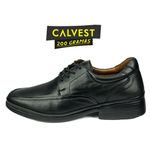 Sapato Masculino 200 gramas em Couro Carneiro de Amarrar 82F207 PRETO