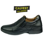 Sapato Masculino 200 gramas em Couro Carneiro 82F208 PRETO
