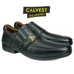 Sapato Masculino 200 gramas em Couro Carneiro 82F210 PRETO