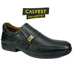 Sapato Masculino 200 gramas em Couro Carneiro 82F211 Preto