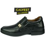 Sapato Masculino 200 gramas em Couro Carneiro 82F211 Preto