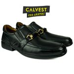 Sapato Masculino 200 gramas em Couro Carneiro 82F209 PRETO