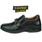 Sapato Masculino 200 gramas em Couro Carneiro 82F209 PRETO