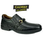 Sapato Masculino 200 gramas em Couro Carneiro 82F209 PRETO