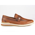 Sapato Casual Oxford em Material Tecnológico 3070-CARAMELO