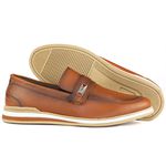 Sapato Casual Oxford em Material Tecnológico 3070-CARAMELO