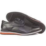 Sapato Casual Oxford em Material Tecnológico 3020-PRETO
