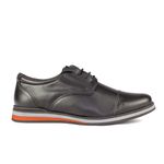 Sapato Casual Oxford em Material Tecnológico 3020-PRETO