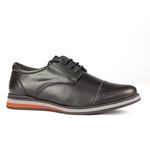Sapato Casual Oxford em Material Tecnológico 3020-PRETO