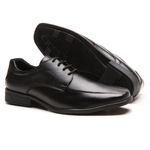 Sapato Social Masculino Calvest em Couro de Amarrar Preto-80F054