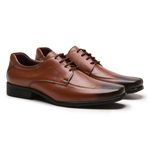 Sapato Social Masculino Calvest em Couro Havana -80F054
