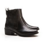 Bota Country Feminina em Couro 40F146-PRETA