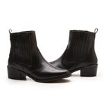 Bota Country Feminina em Couro 40F146-PRETA