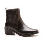 Bota Country Feminina em Couro 40F146-PRETA