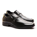 Sapato Social Masculino Calvest em Couro Preto-80F053