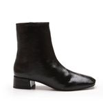 BOTA FEMININA CANO CURTO EM VERNIZ MOLHADO 159032-PRETO