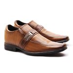 Sapato Social Masculino Calvest em Couro Texturizado Tabaco - 15F089